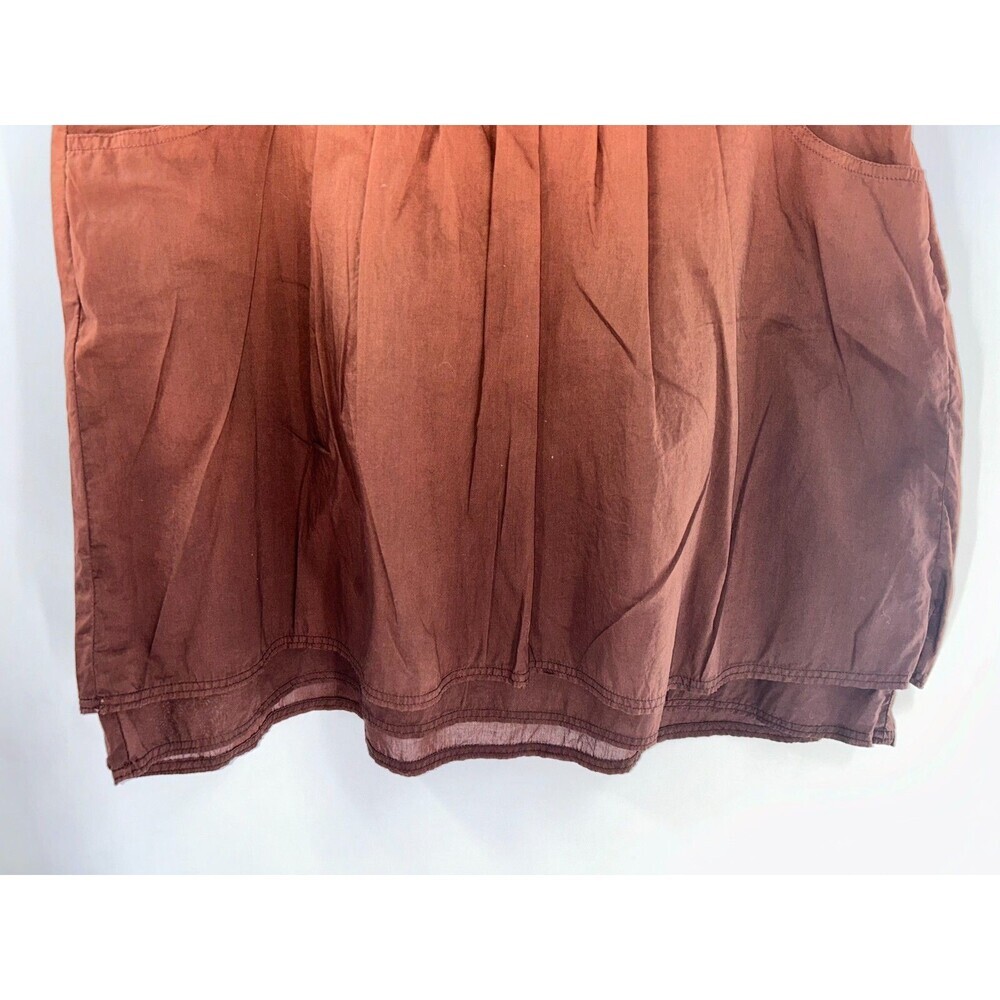 Women's Athleta Whisper Brown Ombre Pleated Skirt Size 6 - Picture 3 of 5